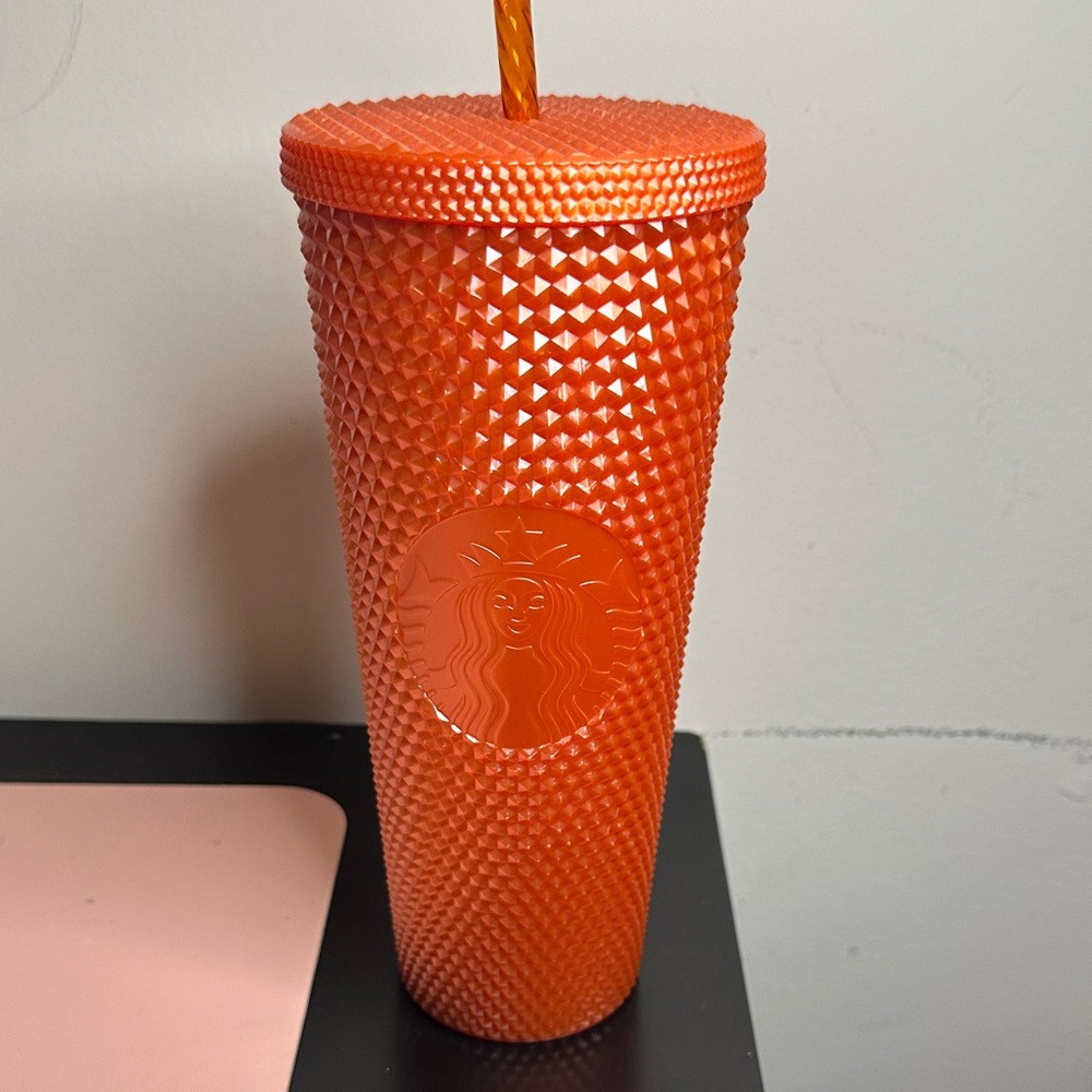 Starbucks Orange Studded Tumbler